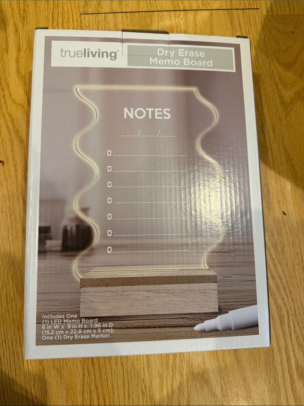 Purple Dry Erase Memo Board - Notes Display